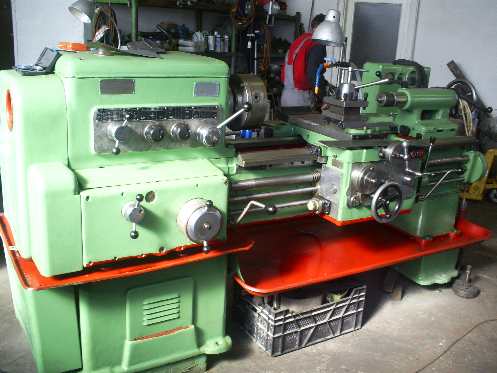 Megmunkáló gép részlete